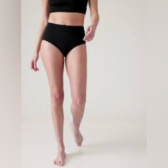 ATHLETA HIGH WAIST SWIM BOTTOM    SIZE: M COLOR: BLACK   ***NWT***​ - Picture 5 of 5
